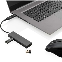 USB rozbočovač Terra z RCS recykl. hliníku