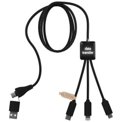 Nabíjecí kabel rPET 5 v 1 s přenosem dat SCX.design C45