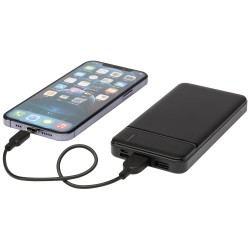 Loop powerbanka z recyklovaného plastu s kapacitou 10 000 mAh