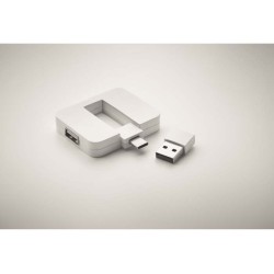 Square-c 4portový USB rozbočovač