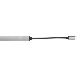 USB hub vyrobený z recyklovaného hliníku
