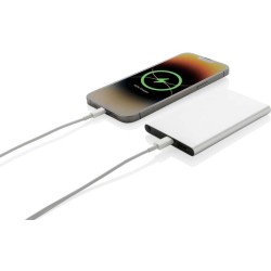 Powerbanka 4000mAh s USB C z RCS recykl. plastu a hliníku