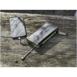 Soldy 10000mAh recyklovaná RCS plastová solární dynamická powerbanka
