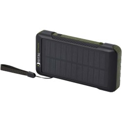 Soldy 10000mAh recyklovaná RCS plastová solární dynamická powerbanka