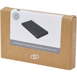 Connect 5000mAh powerbanka z RCS recyklovaného hliníku