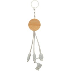 Přívěšek na klíče s usb nabíjecími kabely Mugory