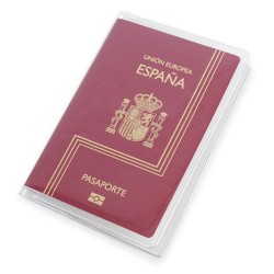 Obal na pas transparentní