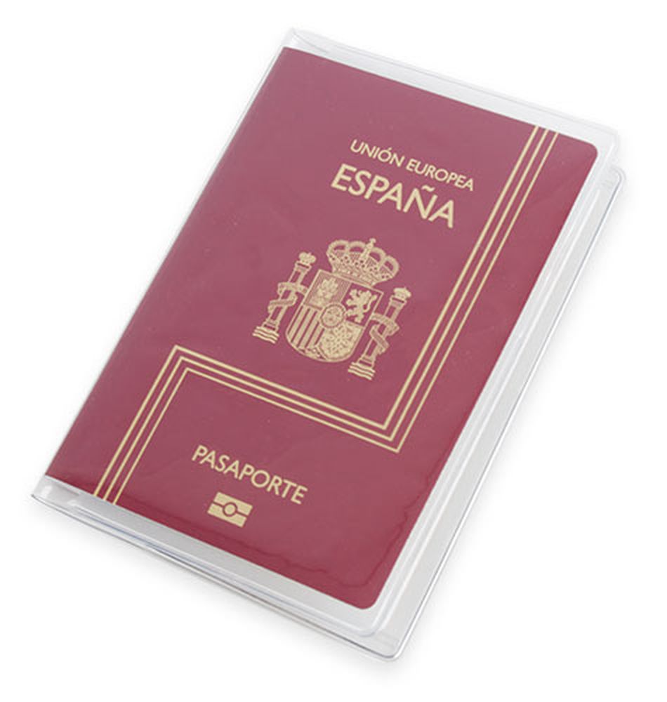 Obal na pas transparentní