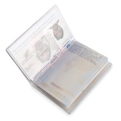 Obal na pas transparentní
