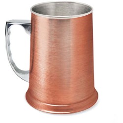 Dvoustěnný nerezový korbel