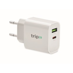 Port Dvouportová USB nabíječka 18W