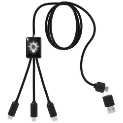Prodloužený bambusový kabel 5v1 SCX.design C28