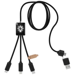 Prodloužený bambusový kabel 5v1 SCX.design C28