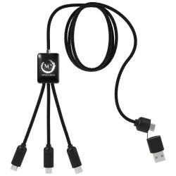 Prodloužený bambusový kabel 5v1 SCX.design C28