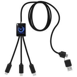Prodloužený bambusový kabel 5v1 SCX.design C28