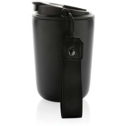 Termohrnek Cuppa z RCS recykl. nerezové oceli s lanyardem