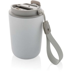 Termohrnek Cuppa z RCS recykl. nerezové oceli s lanyardem