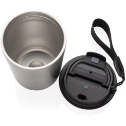 Termohrnek Cuppa z RCS recykl. nerezové oceli s lanyardem