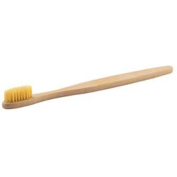 DELANY. Zubní kartáček s bambusovým tělem a nylonovými zuby