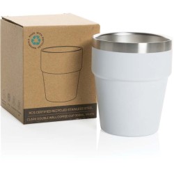 Hrnek s dvojitou stěnou Clark 300ml z RCS recykl. oceli