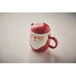 Santa Vánoční hrnek s víčkem 370 ml
