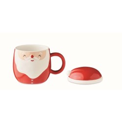Santa Vánoční hrnek s víčkem 370 ml