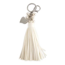 Klíčenka bílá Glamour