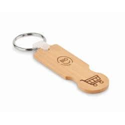 Compras Bambusová klíčenka / žeton