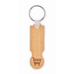 Compras Bambusová klíčenka / žeton