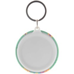Rpet placka přívěšek na klíče KeyBadge RPET Maxi