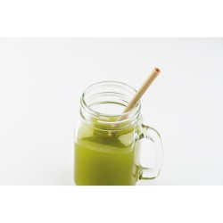 Natural straw Bambusové brčko s kartáčkem