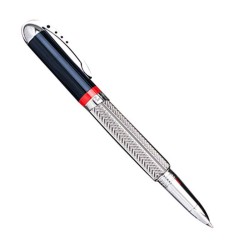Kuličkové pero a stylus Empire, silver / černá matná