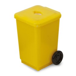 Ekologické ořezávátko ve tvaru popelnice
