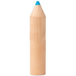 Petit coloret 6 pastelek v dřevěné krabičce