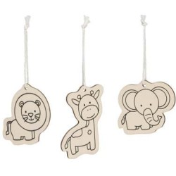 FAUNE. Omalovánka pro děti do dřeva