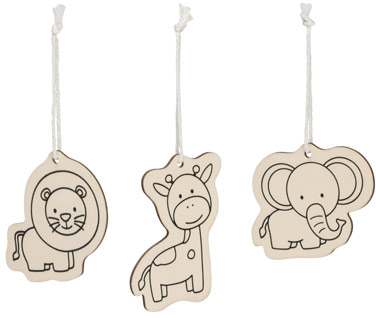 FAUNE. Omalovánka pro děti do dřeva