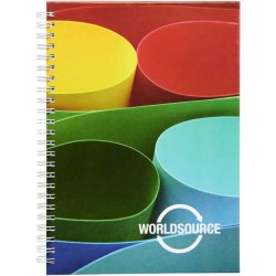 Poznámkový blok Wire-o A4 s pevnými deskami a drátěným hřbetem