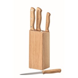 Gourmet 5dílná sada nožů ve stojanu