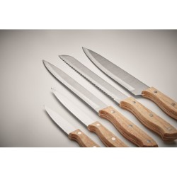 Gourmet 5dílná sada nožů ve stojanu