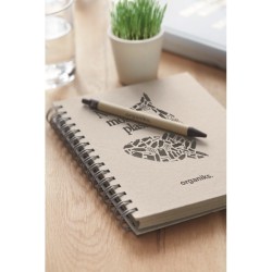 Grass book Kroužkový A5 zápisník z trávy