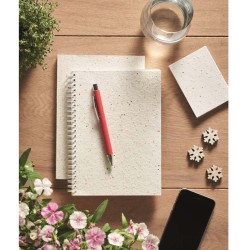 Seed book Zápisník A5, semínka v deskách