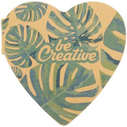 Bloček se samolepícími lístky na zakázku CreaStick Heart Eco