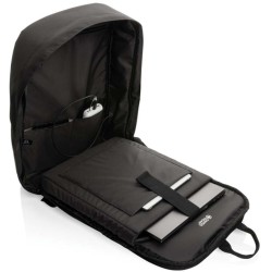 RFID nedobytný batoh na notebook Swiss Peak z RPET AWARE