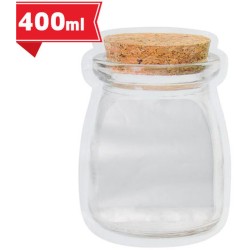 Uzavíratelný pytlík ve tvaru sklenice 400ml
