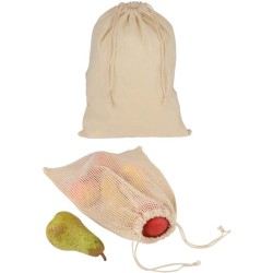 Síťovaný sáček na ovoce a zeleninu SUPER FOOD S